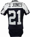 2006 Julius Jones Dallas Cowboys Game Issued Alternate Home Jersey (MEARS Auction LOA) (Prova Group)