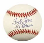 1950s-60s Milwaukee Braves Single Signed ONL Baseball Lot - 9 Signatures - JSA 