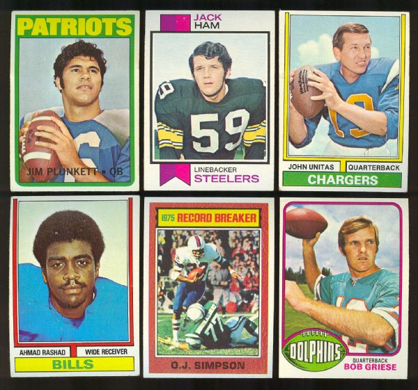 1972-1976 Topps Collection (110) Including Many Stars & Hall Of Famers