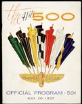 1957 Indianapolis 500 Official Program Indy