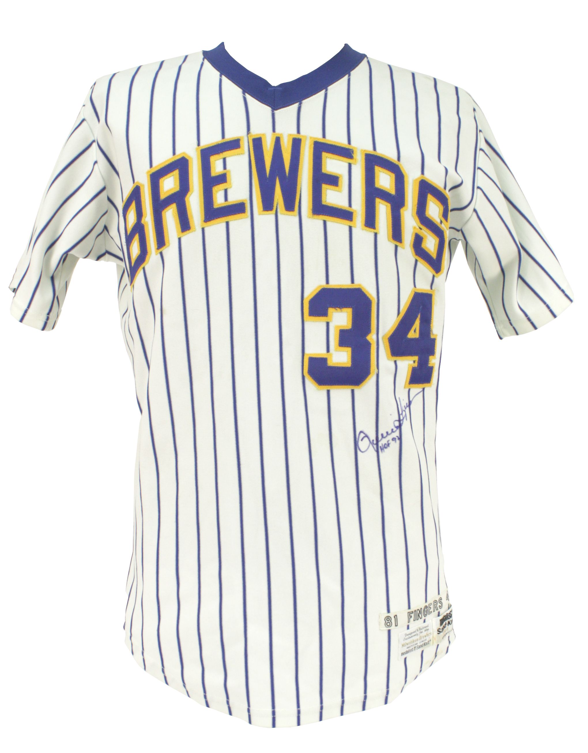 rollie fingers brewers jersey