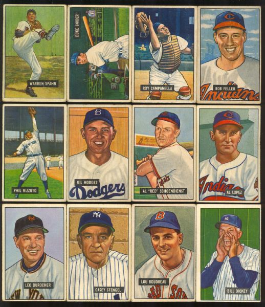 1951 Bowman Collection (310) Including Campanella, Rizzuto & Snider