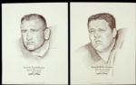 1967 Green Bay Packers Williams Print - Lot of 9 w/ Henry Jordan Forrest Gregg 