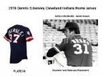 1976 Dennis Eckersley Cleveland Indians Game Worn Home Jersey (MEARS A10)