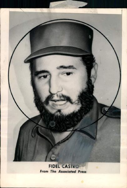 1961 Fidel Castro "The Chicago Sun Times Archives" Original Photo (Chicago Sun Times Hologram/MEARS Photo LOA)