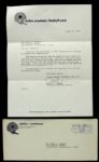 1972 Tex Schramm Dallas Cowboys Signed Letter - MEARS 