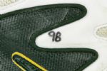 1997 Gabe Wilkins Green Bay Packers Game Worn Signed Cleats - JSA & MEARS 