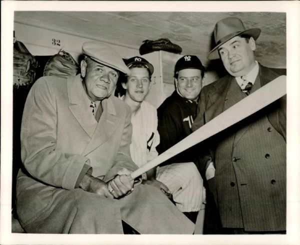 1945-48 circa Babe Ruth New York Yankees "The Sporting News Collection Archives" Original 8" x 10" Photo (Sporting News Collection Hologram/MEARS Photo LOA)
