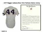 1977 Reggie Jackson New York Yankees Game Worn Home Jersey (MEARS A9)