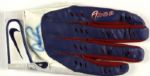 2001-03 Alex Rodriguez Texas Rangers Game Worn Signed Batting Glove - JSA