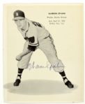 1950s Warren Spahn Boston Braves Signed Magazine Photo - JSA 