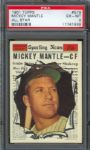 1961 Topps Yankees Mickey Mantle All-Star #578 PSA EX-MT 6