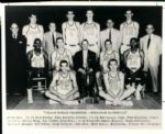 1954-55 Syracuse Nationals Team Photo "TSN Collection Archives" Original 8" x 10" Photo (Sporting News Collection Hologram/MEARS Photo LOA)