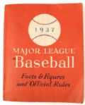 1937-39 Major League Baseball Facts & Rule Book Lot (3)