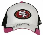 2009 Dashon Goldson San Francisco 49ers Game Worn Signed Sideline Cap PSA/DNA NFL Auctions Certificate