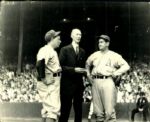 1930s circa Connie Mack Mickey Cochrane Jimmy Dykes "The Sporting News Collection Archives" Original 8" x 10" Photo (Sporting News Collection Hologram/MEARS Photo LOA)