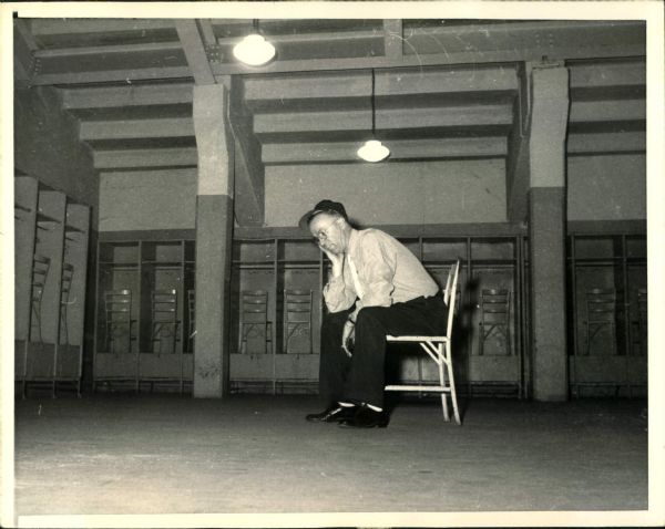 1957 Empty Polo Grounds Clubhouse "The Sporting News Collection Archives" Original 7" x 9" Photo (Sporting News Collection Hologram/MEARS Photo LOA)