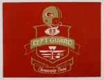 Fuzzy Thurston and Max McGee Left Guard / Left End Championship Dining Menu Photograph Handout - Green Bay Packers