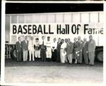 1952-55 Cy Young Tris Speaker Hall of Fame Induction Ceremony "The Sporting News Collection Archives" Original Photo (Sporting News Collection Hologram/MEARS Photo LOA) - Lot of 4