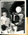 1936-54 Ty Cobb Will Harridge Hall of Fame Induction Ceremony The Sporting News Collection Archives Original Photos (Sporting News Collection Hologram/MEARS Photo LOA) - Lot of 8