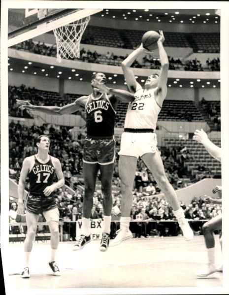 1962-69 Bill Russell John Havlicek Boston Celtics "SPORT Magazine Collecion Archives" Original Photo (MEARS Photo LOA)