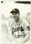 1946 era Billy Herman Boston Braves Signed 5x7 Photo - JSA