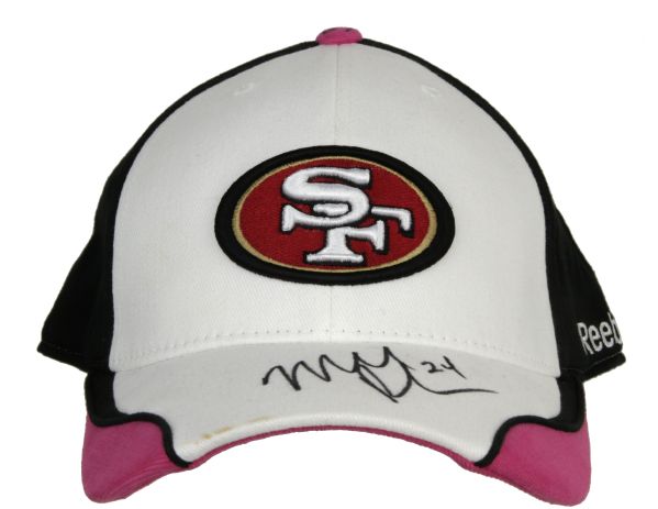 2009 Michael Robinson San Francisco 49ers Game Worn Signed Sideline Cap PSA/DNA NFL Auctions Certificate