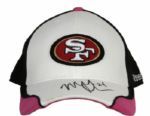 2009 Michael Robinson San Francisco 49ers Game Worn Signed Sideline Cap PSA/DNA NFL Auctions Certificate