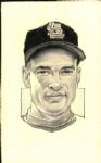 1917-69 St. Louis Cardinals The Sporting News Original Illustration Artwork (Sporting News Collection Hologram/MEARS LOA) Unique, 1:1 - Lot of 14