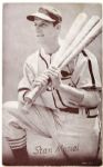 1950s Milwaukee Braves Postcard - 12 With Stan Musial Hank Aaron & Other Superstars 