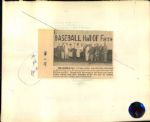 1952-55 Cy Young Tris Speaker Hall of Fame Induction Ceremony The Sporting News Collection Archives Original Photo (Sporting News Collection Hologram/MEARS Photo LOA) - Lot of 4