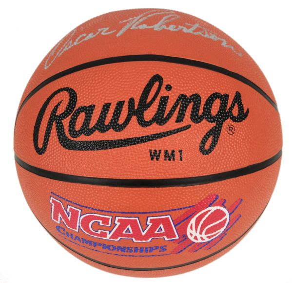 Oscar Robertson Cincinnati Royals and Milwaukee Bucks Signed Basketball - w/ Full Name! - JSA