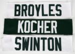 1970's - 2000's Green Bay Packers Jersey Game Used Nameplate Lot of (14)
