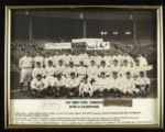 1927 New York Yankees Multi-Signed Photo With Signatures of Mark Koenig Joe Dugan Waite Hoyt - JSA 
