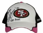 2009 Isaac Sopoaga San Francisco 49ers Game Worn Signed Sideline Cap PSA/DNA NFL Auctions Certificate