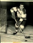 1953-59 Camille Henry New York Rangers "The Sporting News Collection Archives" Original Photo (Sporting News Collection Hologram/MEARS Photo LOA)
