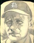 1917-69 St. Louis Cardinals The Sporting News Original Illustration Artwork (Sporting News Collection Hologram/MEARS LOA) Unique, 1:1 - Lot of 14