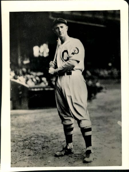 1931-32 circa Bruce Connatser Cleveland Indians "The Sporting News Collection Archives" Original 7.5" x 9.5" Photo (Sporting News Collection Hologram/MEARS Photo LOA)