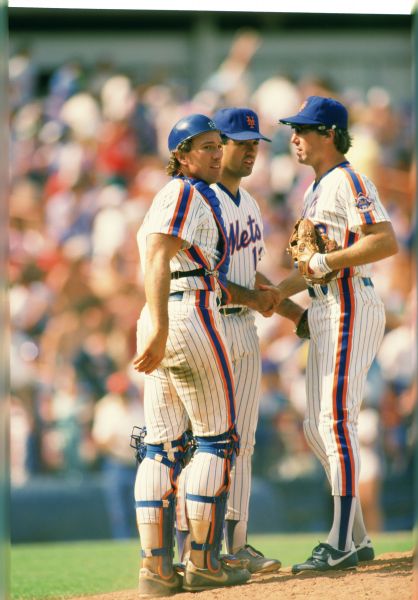 1985-86 Gary Carter New York Mets "The Sporting News" Original Full Color Negative Slide (The Sporting News Collection/MEARS Auction LOA) 