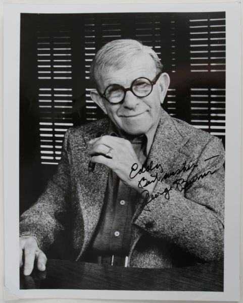 George Burns Signed 8x10 Photo - JSA
