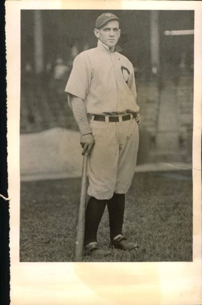 1911 Steve ONeill Cleveland Indians "The Sporting News Collection Archives" Original 5" x 8" Photo (Sporting News Collection Hologram/MEARS Photo LOA)