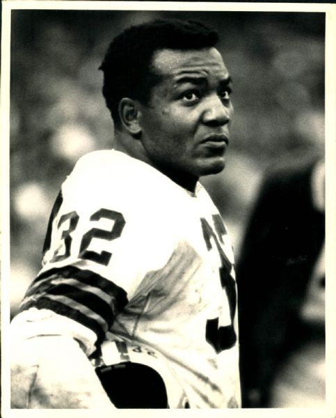 1957-65 Jim Brown Cleveland Browns "The Sporting News Collection Archives" Original Photo (Sporting News Collection Hologram/MEARS Photo LOA)