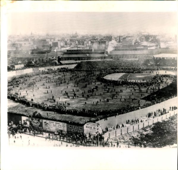 1903 World Series Boston Americans Pittsburgh Pirates "The Sporting News Collection Archives" Original Photo (Sporting News Collection Hologram/MEARS Photo LOA)
