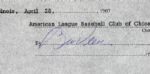 1960 Bill Veeck Chicago White Sox Hall of Fame Owner Signed Statement of Ownership Document - JSA 