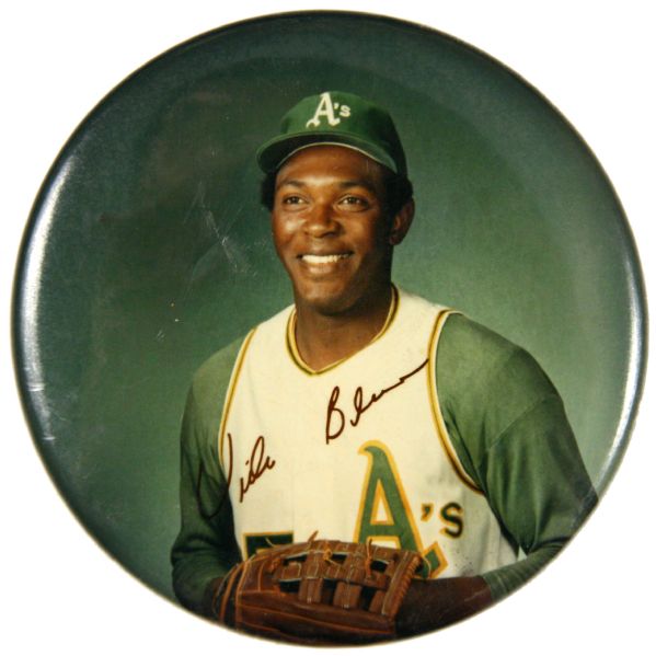 1970s Vida Blue Oakland As Pinback Button