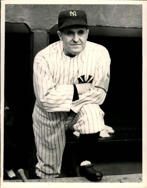1938 Joe McCarthy New York Yankees "The Sporting News Collection Archives" Original Photo (Sporting News Collection Hologram/MEARS Photo LOA)