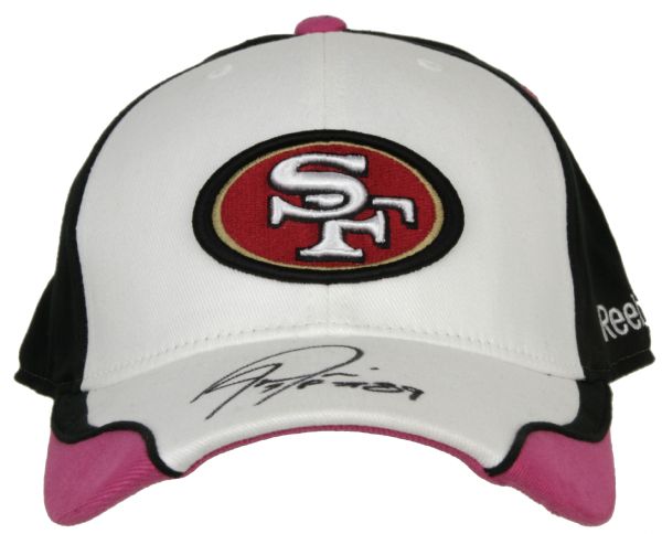 2009 Jason Hill San Francisco 49ers Game Worn Signed Sideline Cap PSA/DNA NFL Auctions Certificate
