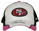 2009 Jason Hill San Francisco 49ers Game Worn Signed Sideline Cap PSA/DNA NFL Auctions Certificate
