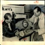 1954 Hank Greenberg Vic Wertz Al Lopez "The Sporting News Collection Archives" Original 8" x 8" Photo (Sporting News Collection Hologram/MEARS Photo LOA)