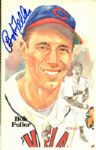 1980 Bob Feller Cleveland Indians Signed Perez Steele Card - JSA